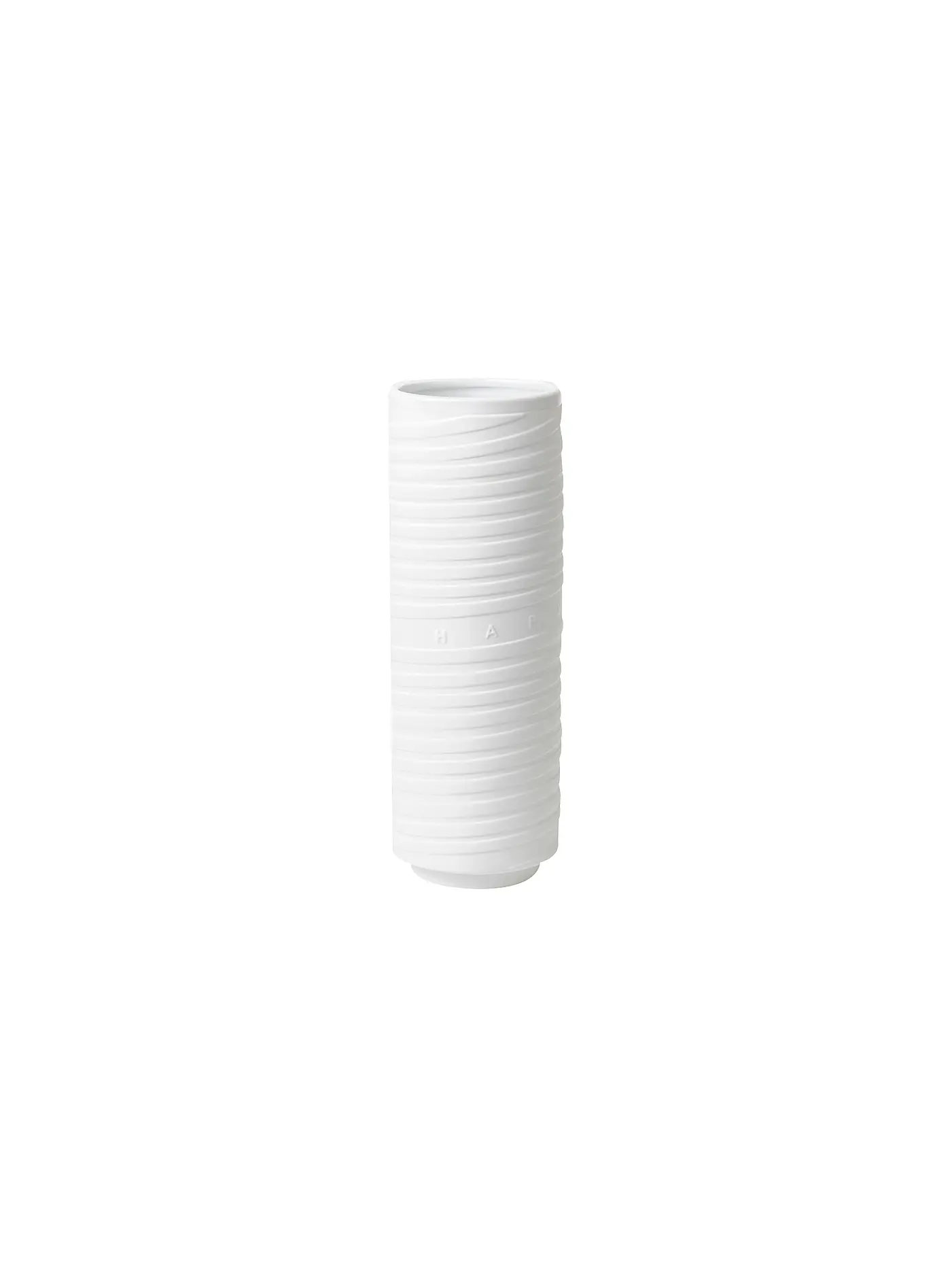 RAEDER | Vase EINKLAG HAPPINESS 10x29,5cm Weiss | 
